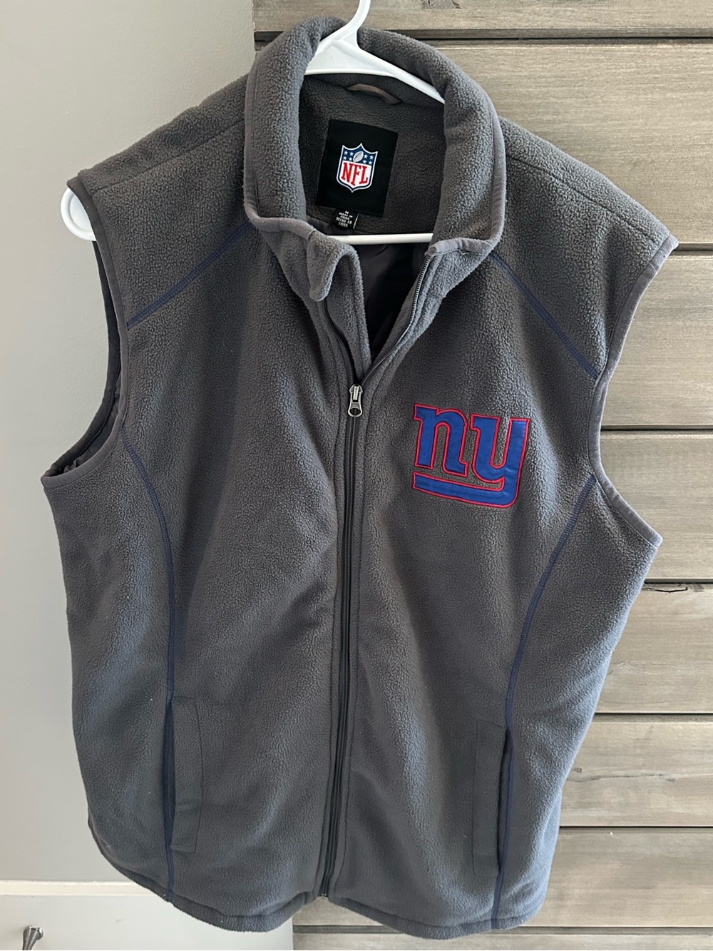Giants NFL Fleece Vest Men’s Medium
